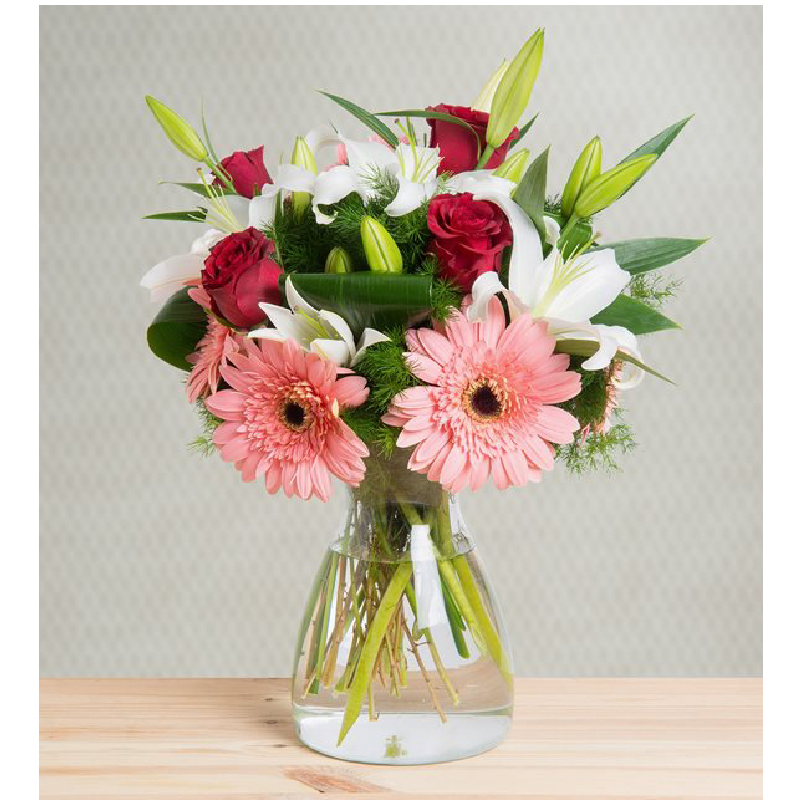 ramos-flores-jarron-cristal-floristeria-guimiguada-frescas