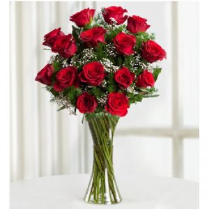 ramos-flores-jarron-cristal-floristeria-guimiguada-rosas-rojas